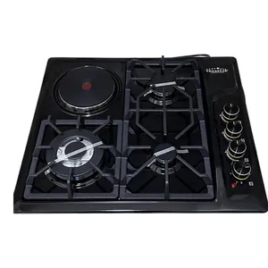 Bişirmə paneli Vegastar TECH_VG-6011B 3 qaz gözlü 1 elektrik gözlü 60x50 sm