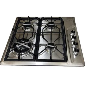 Quraşdırılan bişirmə paneli VegaStar VG-6014S 4 gözlü Metal rəngli