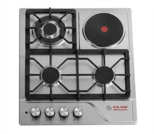 Qaz və elektrik kombinə edilmiş plitə Galaksi Electronics GGC.3847350_AS Boz