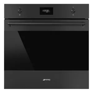 Smeg Qara Mat Termo Ventilyasiyalı Soba SFP6301TVN