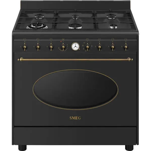 Smeg Qara Stasionar Soba CO96GMA9 CO96GMA9 — sobalar və plitələr