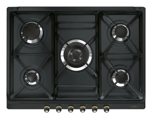 Smeg Antrasit Qaz Plitəsi SR775AO — bişirmə panelləri