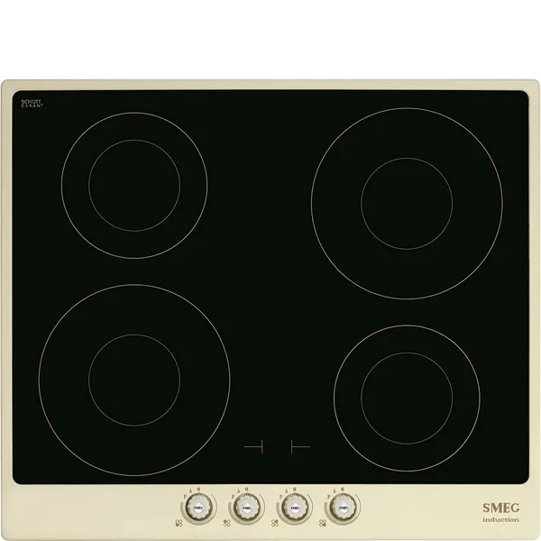 Smeg Krem İnduksiyon Plitə SI764POM — bişirmə panelləri