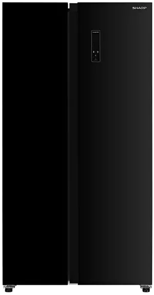 SHARP SJ-X655-BK3, No Frost, side-by-side, qara