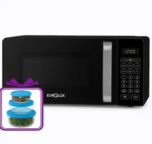 Mikrodalğalı soba Eurolux VP-MW023-04GBD + yemək saxlama qabları Hədiyyə