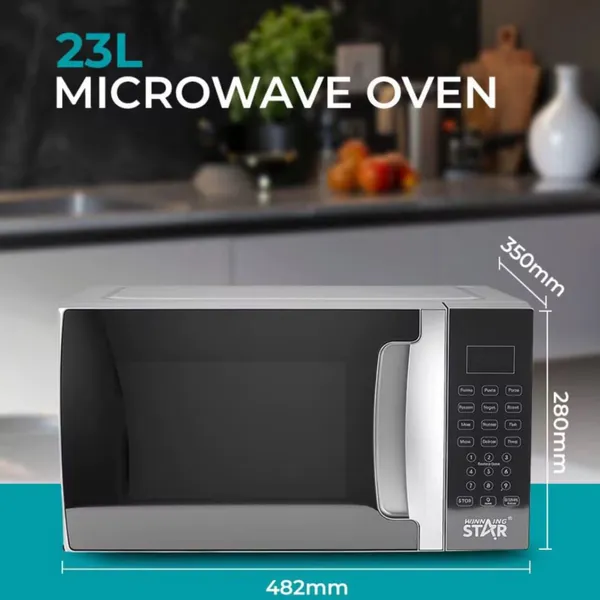 Mikrodalğalı soba Winning Star 23L, 800 Vt, gümüşü, analoq - AA-771002 — микроволновые печи