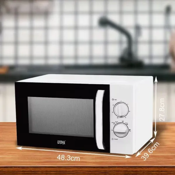 Mikrodalğalı soba Winning Star 25 L, mexaniki, 1280 Vt, ağ - AA-771003 — микроволновые печи