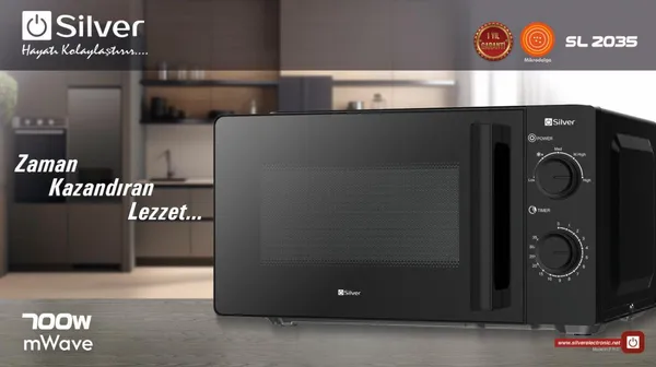 Mikrodalğalı soba Silver Sl 2035 — mikrodalğalı sobalar