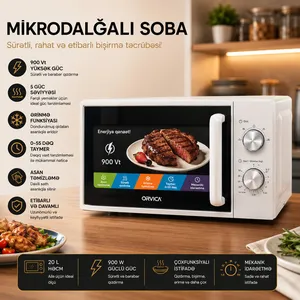Mikrodalğalı soba Orvica TRNDR1241244125TG 20 l 900 Vt? gümüşü