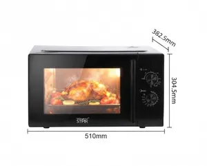 Mikrodalğalı soba Winning Star GG-773718, 30 L, 1520 Vt, Mikrodalğalar, Qara
