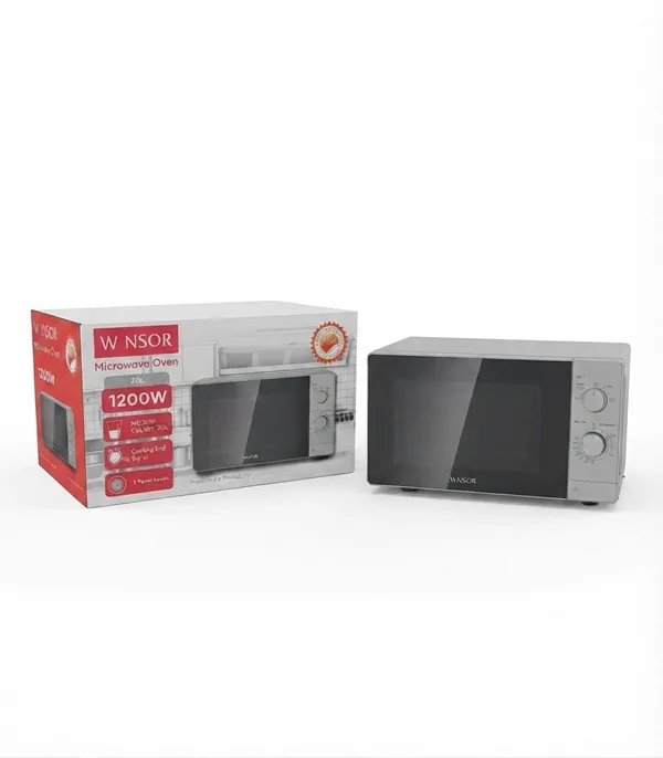 Mikrodalğalı soba Winsor, 20 L, 1200 Vt, gümüşü — микроволновые печи