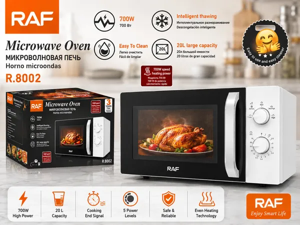 Mikrodalğalı soba RAF 23 l 700 W ağ. — mikrodalğalı sobalar