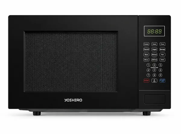 Mikrodalğalı soba Yoshiro 23 L, 800 Vt, Mikrodalğalar, Qara — микроволновые печи