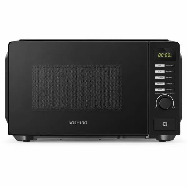 Mikrodalğalı soba Yoshiro 20 L, 700 Vt, Mikrodalğalar, Qara — микроволновые печи