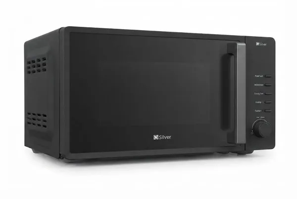 Mikrodalğalı soba Silver LZ-773813, 850 Vt, qara — mikrodalğalı sobalar