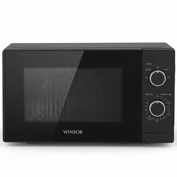 Mikrodalğalı soba Winsor, 20 L, 1200 Vt, Mikrodalğalar, Qara — микроволновые печи