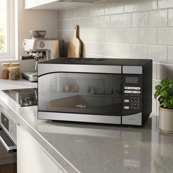 Mikrodalğalı soba Eurolux, 25 L, 1400 Vt, boz — микроволновые печи