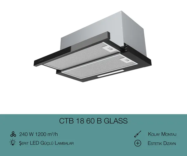 Aspirator Lanova 1860BGLASSBM — вытяжки