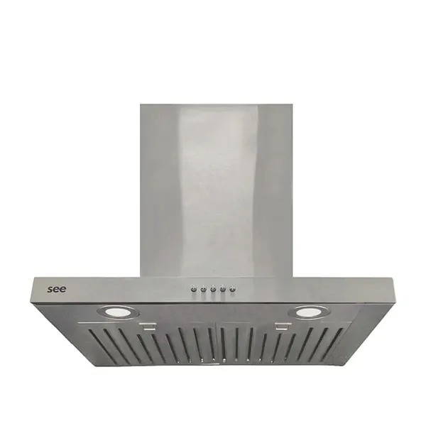 Aspirator SEE HT6001, Divar aspiratoru, 900 kub. m/ saat, Gümüşü, Düyməli — вытяжки