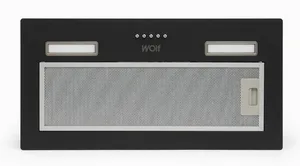 Gizli aspirator Wolf 1200 m³/saat qara-gümüşü