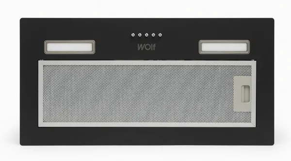 Gizli aspirator Wolf 1200 m³/saat qara-gümüşü — вытяжки