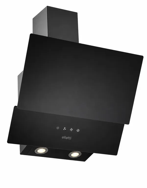 Divar aspiratoru Elleti 1454 PB P4 BG60, 420 kub. m/saat, qara — вытяжки