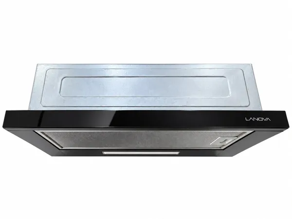 Quraşdırılan aspirator Lanova 1320-1 BG60 800 m³/saat düyməli qara — вытяжки