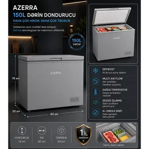 Dondurucu qutu Azerra, SH-ID-110 BDW-157, De Frost, Boz, 150 L
