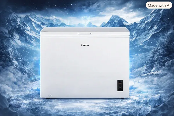 Dondurucu qutu 7Tech, De Frost, Ağ, 250 l — морозильники