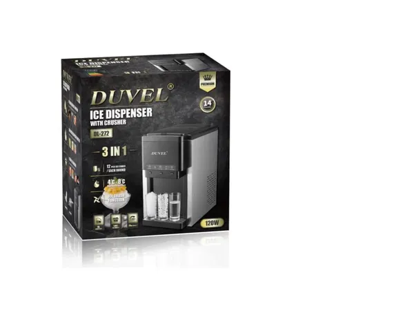 Buz generatoru Duvel DK-FH-272, Əl, Gümüşü, Qara, 6.1 L — морозильники