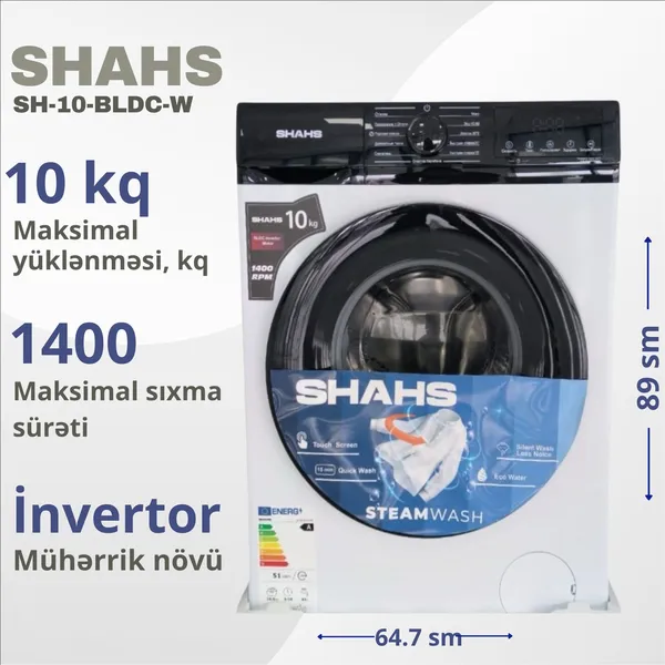 maşını Shahs SH-10-BLDC-WH White — paltaryuyan maşınlar