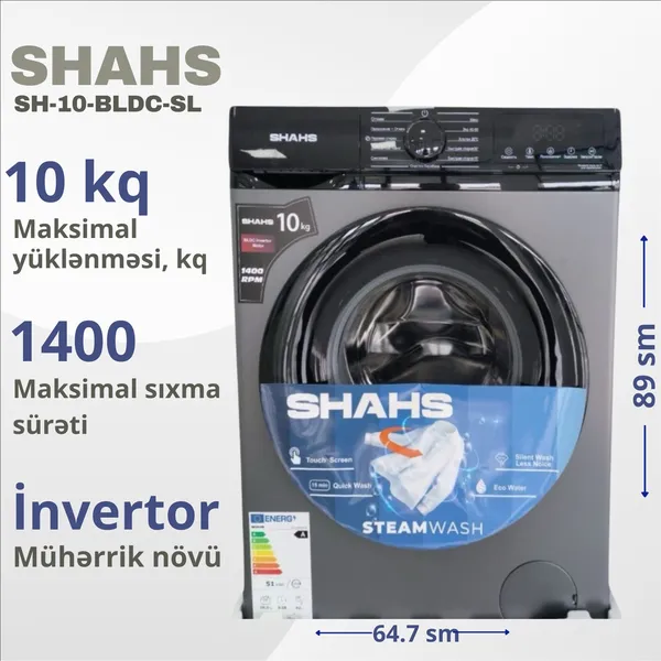 maşını Shahs SH-10-BLDC-SL Gray — paltaryuyan maşınlar