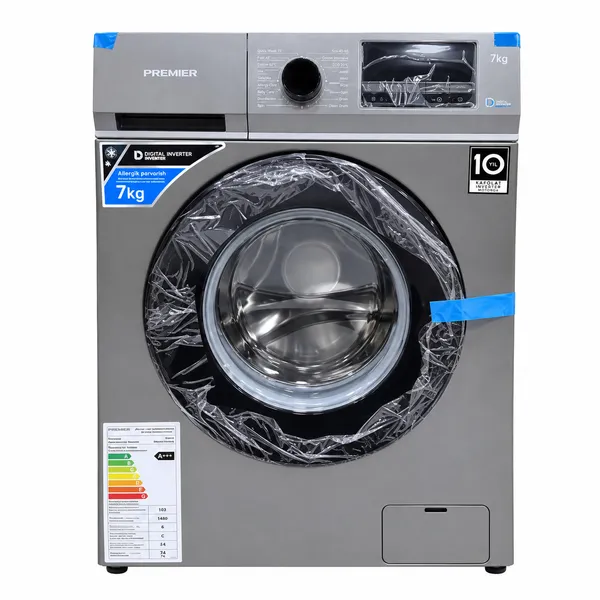 Premier PRM70F1002SSS/N, boz, 7 kq, 1000 dövr/dəq — paltaryuyan maşınlar