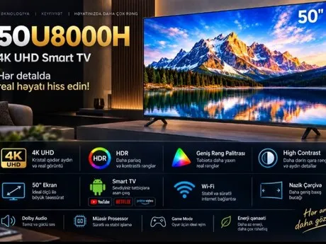 Samsung 50U8000H — televizorlar