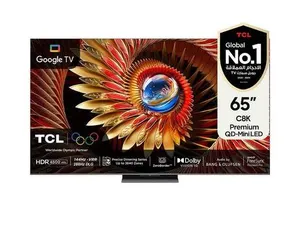 TCL Google TV 65-inch 65C8K" 4K QD-Mini LED 165cm