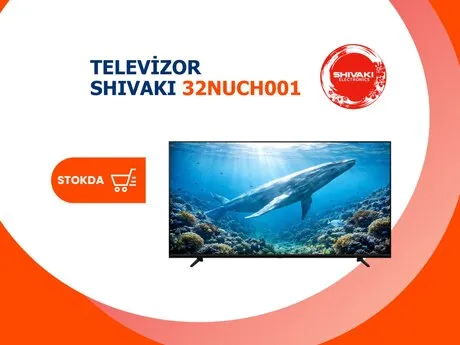 Shivaki 32NUCH001 — televizorlar