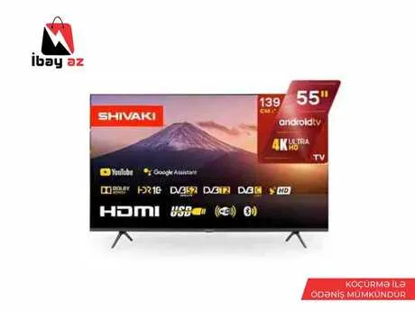 Shivaki S55LU8500 — televizorlar
