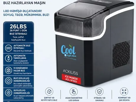 ACKILISS Ice Maker ACL-97851 — soyuducular