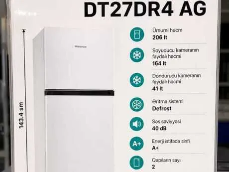 Hisense DR27DR4 soyuducu — холодильники