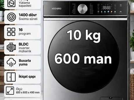 Yashiro YWM-FN10M40G 10KG — paltaryuyan maşınlar