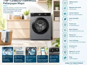 Toshiba TW-T25BZU115MWUZ(MG)- 10.5 KG