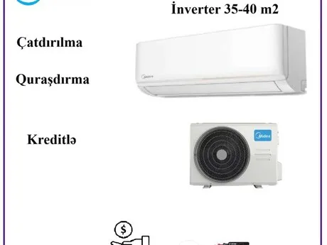 Midea 12000 BTU İnverter (35-40 kv/m) — kondisionerlər