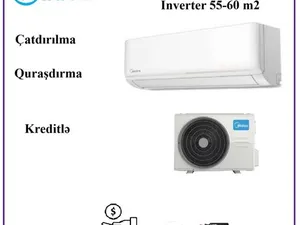 Midea 18000 BTU İnverter (55-60 kv/m)
