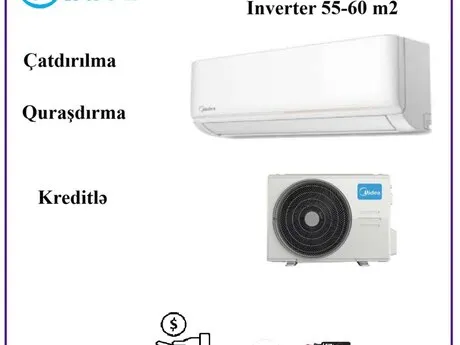 Midea 18000 BTU İnverter (55-60 kv/m) — kondisionerlər