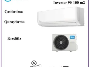 Midea 30000 BTU İnverter (90-95 kv/m)