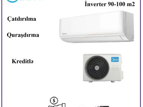 Midea 30000 BTU İnverter (90-95 kv/m) — kondisionerlər