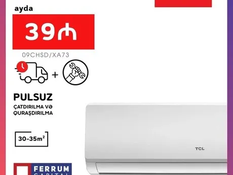 TCL Split (9000 BTU) — kondisionerlər