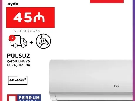 TCL Split (12000BTU) — kondisionerlər