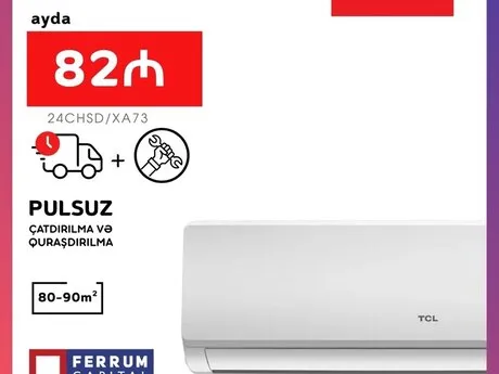 TCL split (24000BTU) — kondisionerlər
