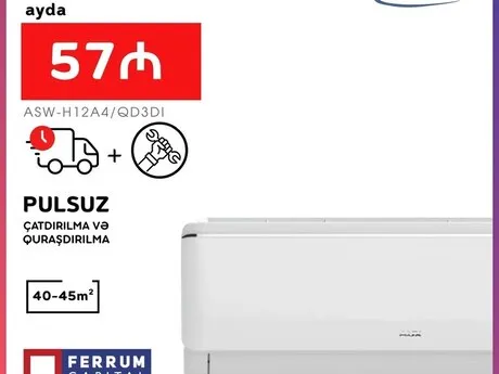 AUX 12H İnverter — kondisionerlər